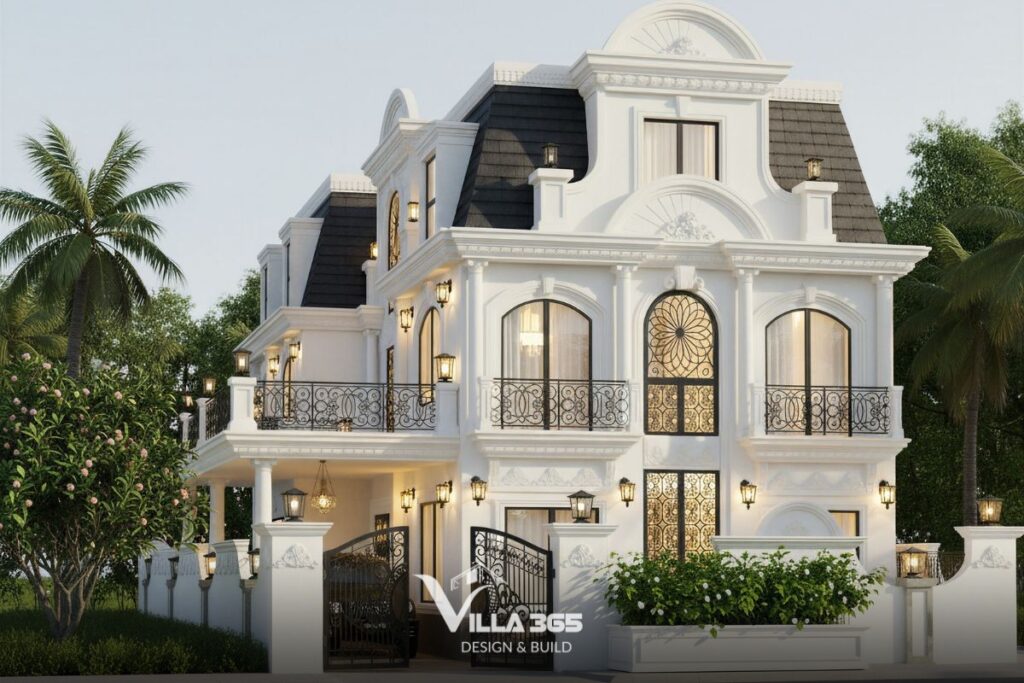 Biệt thự tân cổ điển 2 tầng 1 tum 05