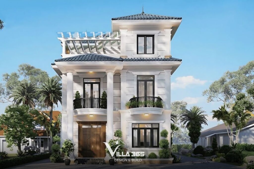 Mẫu biệt thự 3 tầng 04