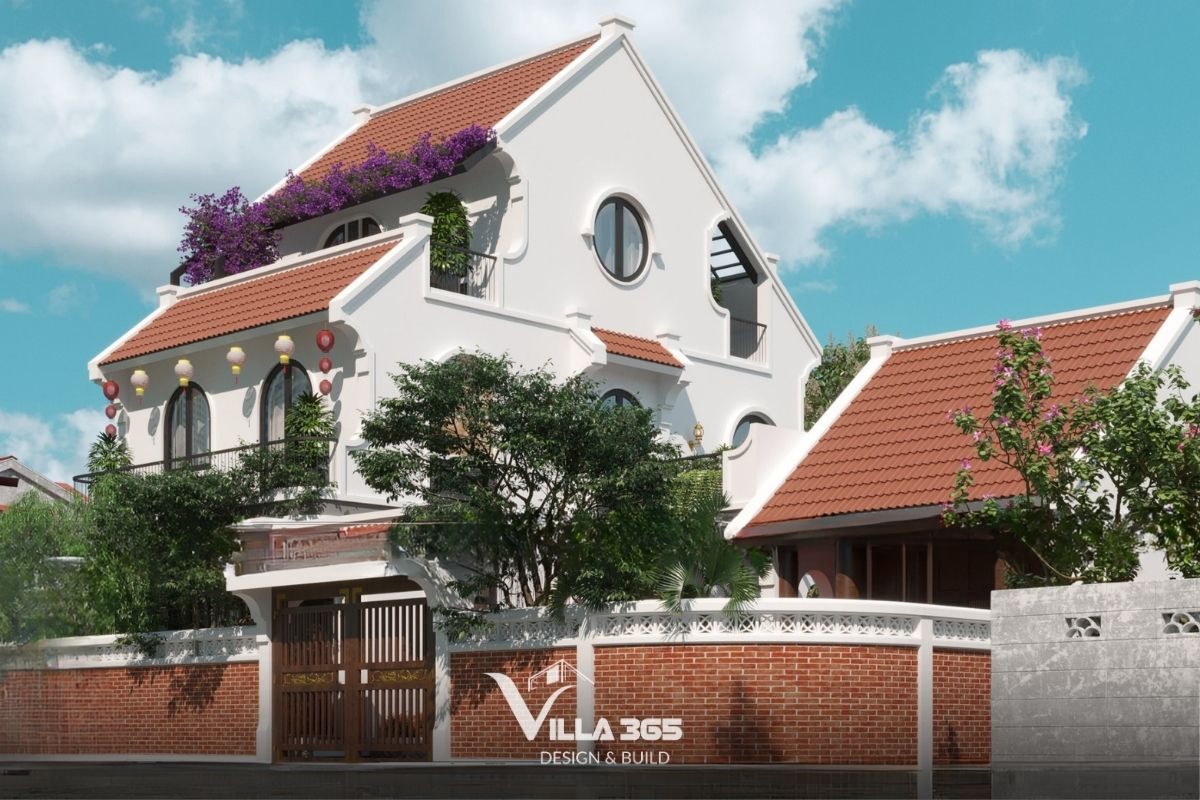 Báo giá thiết kế biệt thự – Cách tính chi phí, bảng giá theo gói và kinh nghiệm tránh phát sinh 3 Phong cách tân cổ điển, Indochine có thể tốn chi phí thiết kế nhiều hơn so với phong cách hiện đại tối giản