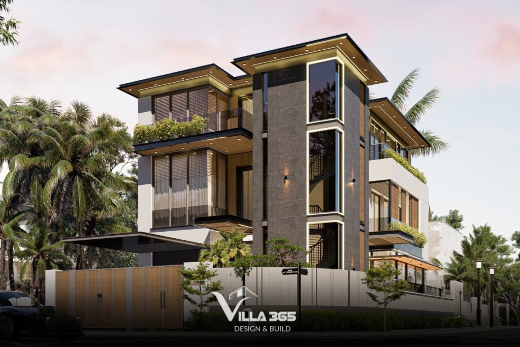 Layered Villa – Tổ ấm gắn kết tình thân 2 biệt thự hiện đại layered villa