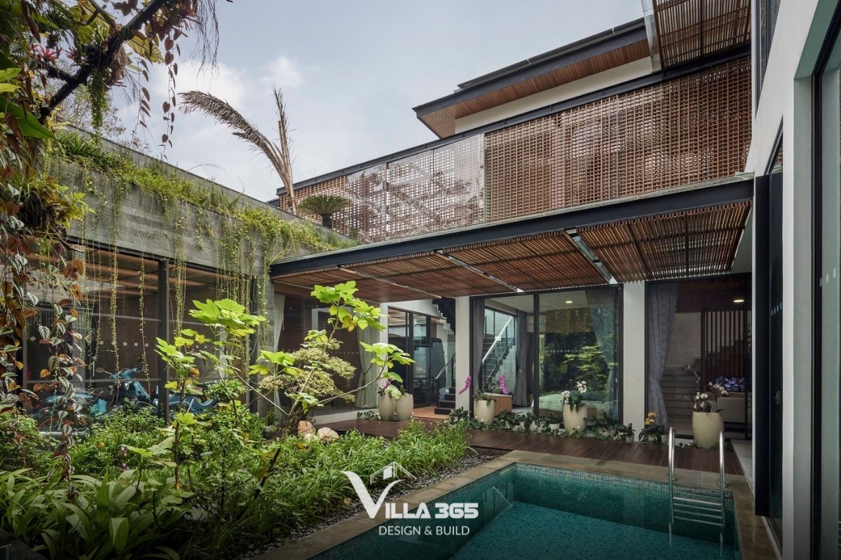 Mẫu biệt thự phong cách Tropical – Không gian sống nghỉ dưỡng giữa thiên nhiên 9 Thiết kế biệt thự phong cách Tropical không nhất thiết đắt hơn biệt thự hiện đại nếu bạn biết cách chọn vật liệu phù hợp