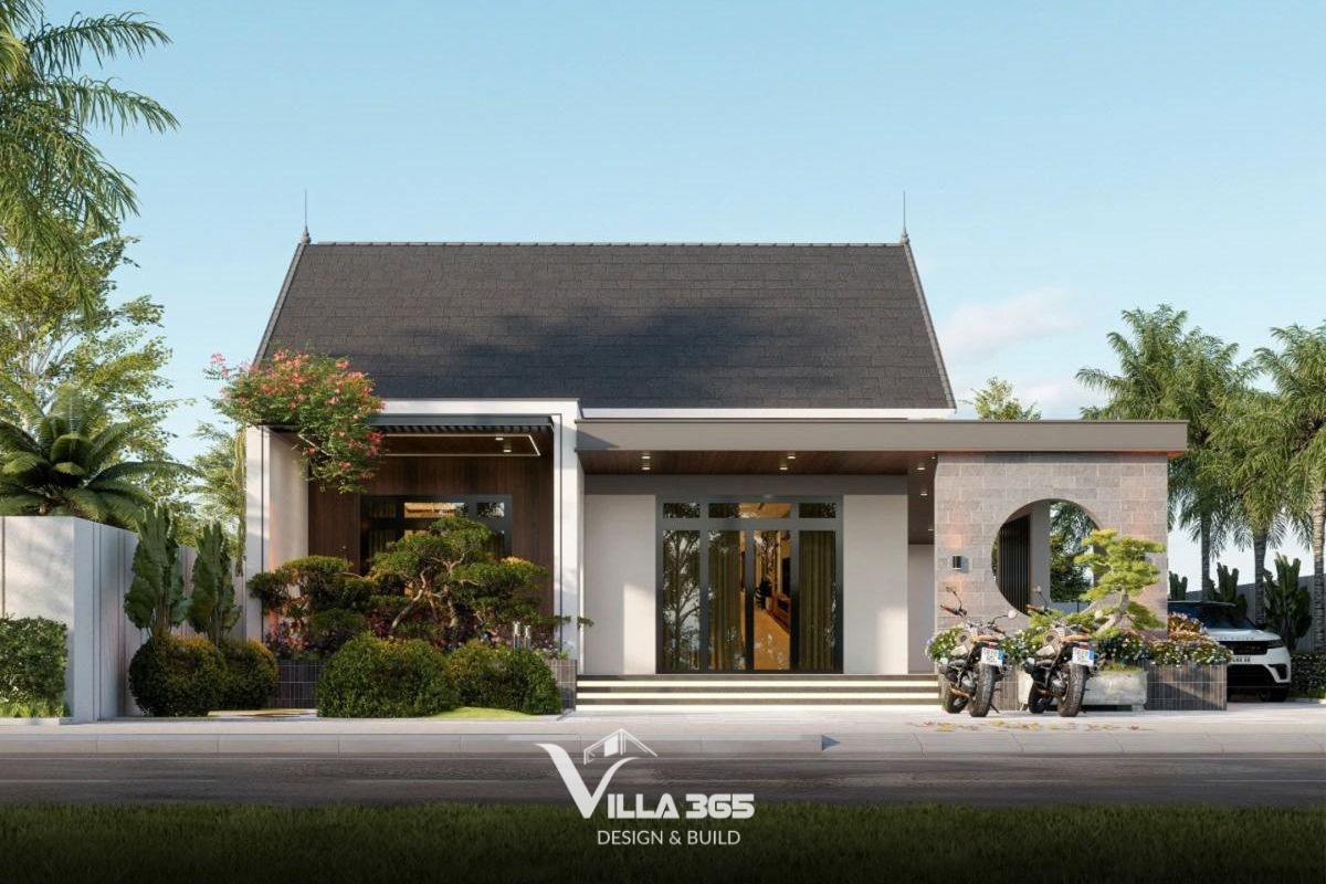 Biệt thự nhà vườn và Tropical là hai phạm trù khác nhau, không đối lập, và hoàn toàn có thể kết hợp nếu hiểu đúng bản chất của từng khái niệm