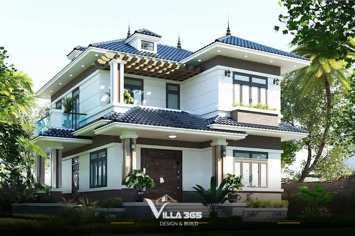 Biệt thự nhà vườn đặt công trình trong khuôn viên cây xanh, biệt thự Tropical xóa nhòa ranh giới giữa không gian trong và ngoài nhà 