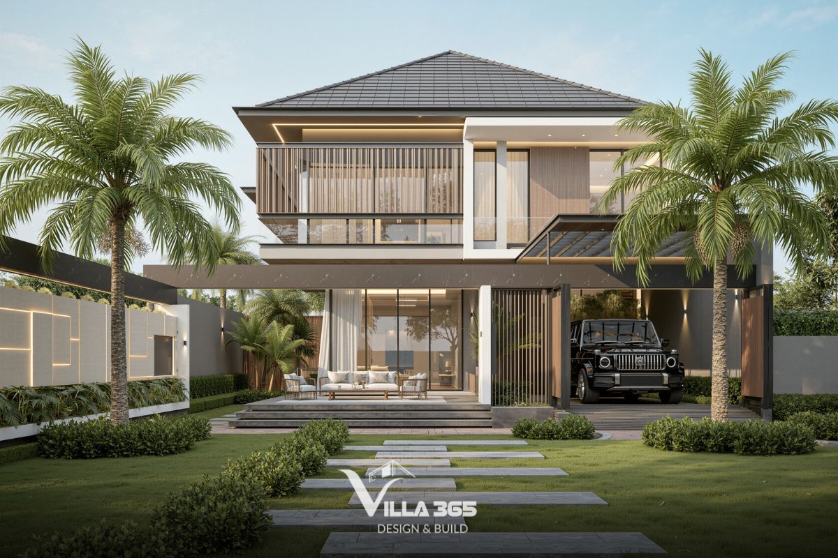 Thiết kế biệt thự quận Thủ Đức: Giải pháp thi công trọn gói từ A - Z 5 Biệt thự nhà vườn đang là phong cách được tìm kiếm nhiều nhất khi thi công biệt thự quận Thủ Đức cho những gia đình yêu thiên nhiên và không gian sống thoáng đãng