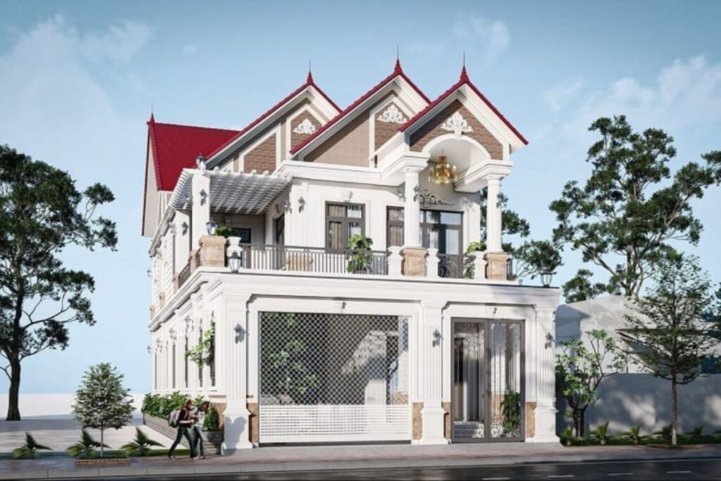 Lựa chọn đơn vị thiết kế thi công có chuyên môn sâu về phong cách tân cổ điển là bước đi then chốt để thiết kế biệt thự tân cổ điển 2 tầng 1 tum của bạn được hiện thực hóa đúng như kỳ vọng