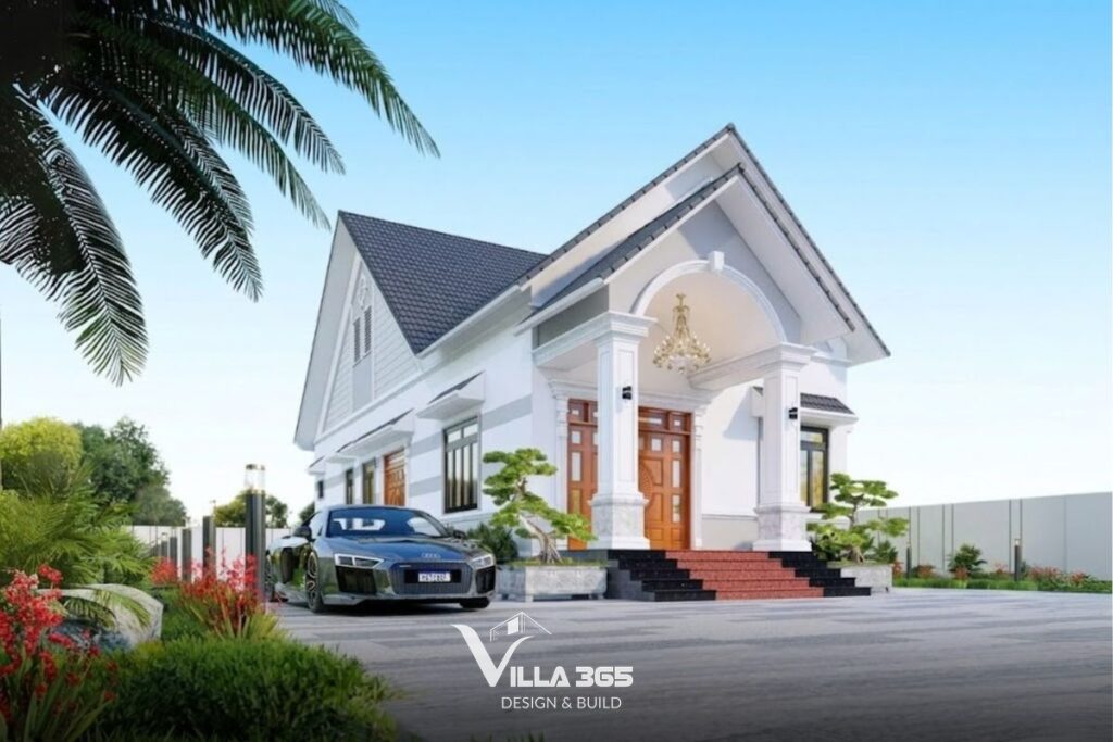 Top mẫu biệt thự nhà vườn tân cổ điển đẹp & bản vẽ chi tiết 2026 1 Biệt thự nhà vườn 01
