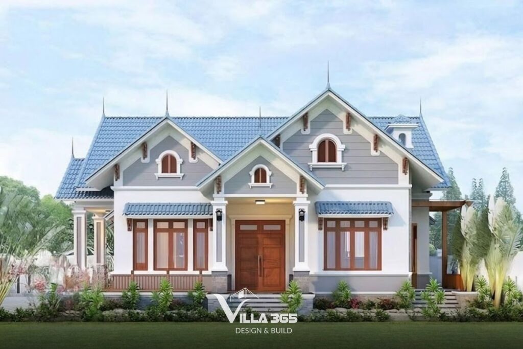 Top mẫu biệt thự nhà vườn tân cổ điển đẹp & bản vẽ chi tiết 2026 4 Biệt thự nhà vườn 04