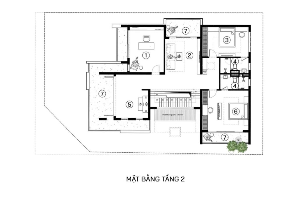 Tầng 2 là 
