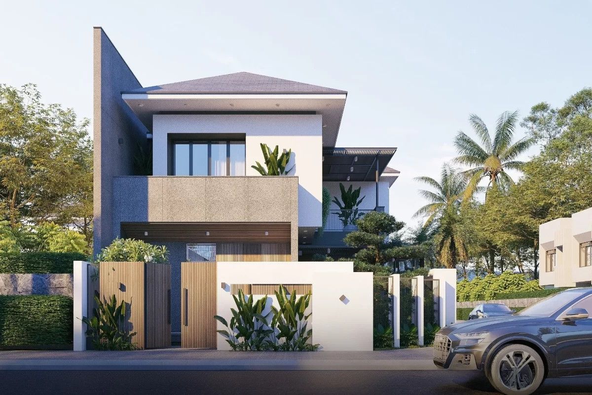 99+ Mẫu biệt thự 2 tầng mái nhật đẹp sang trọng kèm bản vẽ & báo giá 34 Thiết kế này giúp phân chia không gian hợp lý (Ảnh: Sưu tầm)