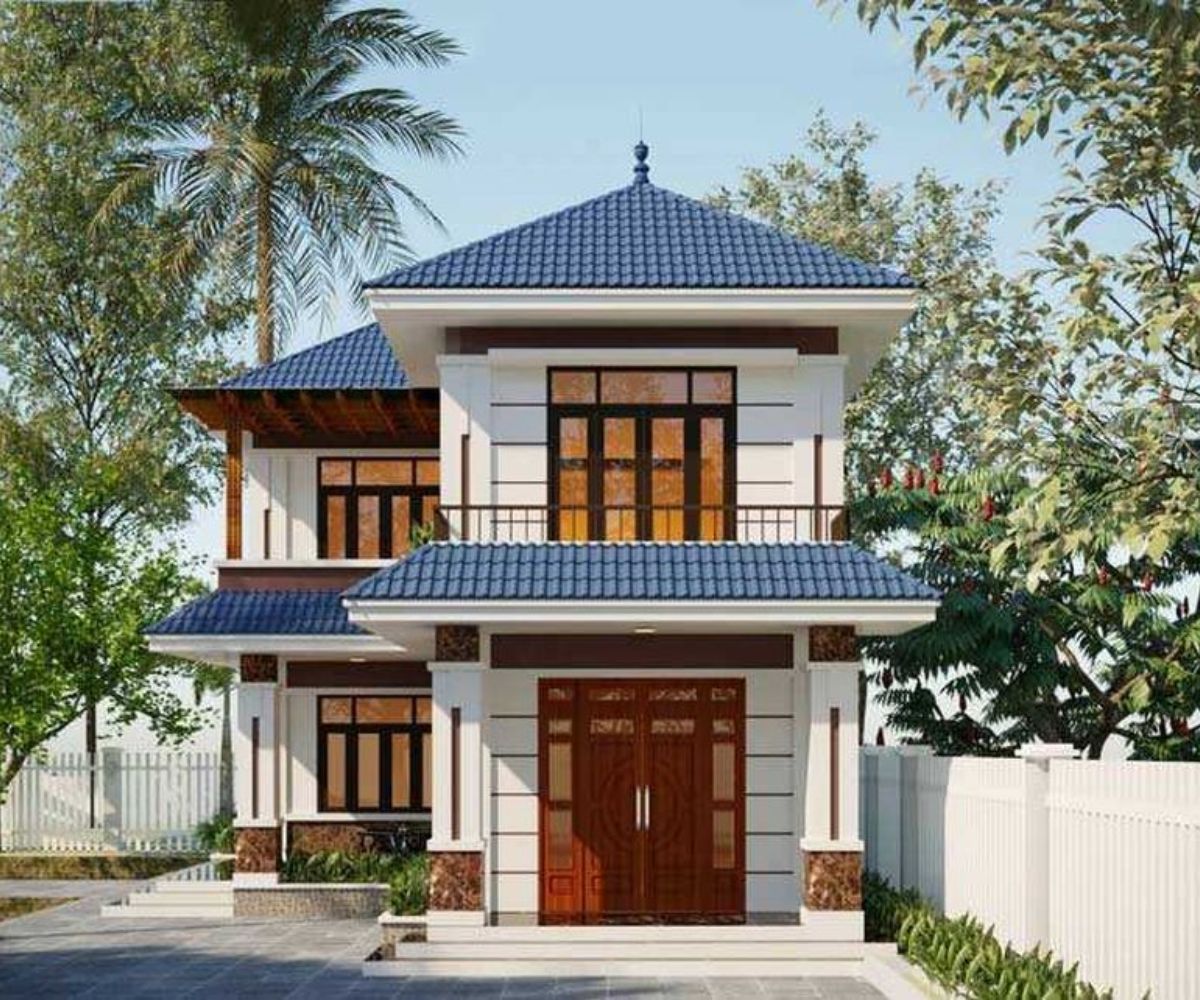 99+ Mẫu biệt thự 2 tầng mái nhật đẹp sang trọng kèm bản vẽ & báo giá 41 Thiết kế đơn giản nhưng vẫn đẹp (Ảnh: Sưu tầm)