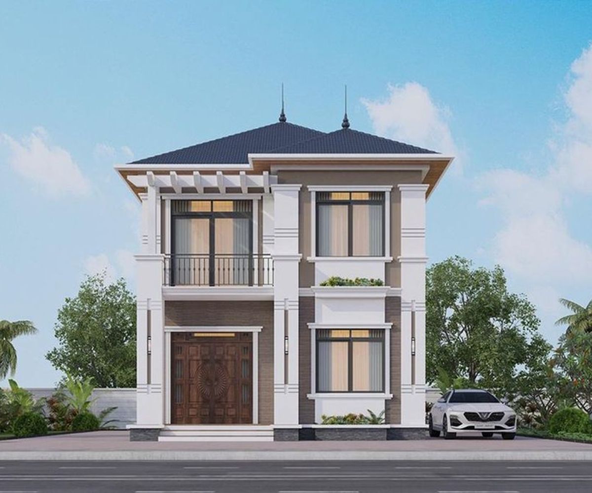 99+ Mẫu biệt thự 2 tầng mái nhật đẹp sang trọng kèm bản vẽ & báo giá 43 Mái Nhật giúp công trình nhẹ nhàng hơn (Ảnh: Sưu tầm)
