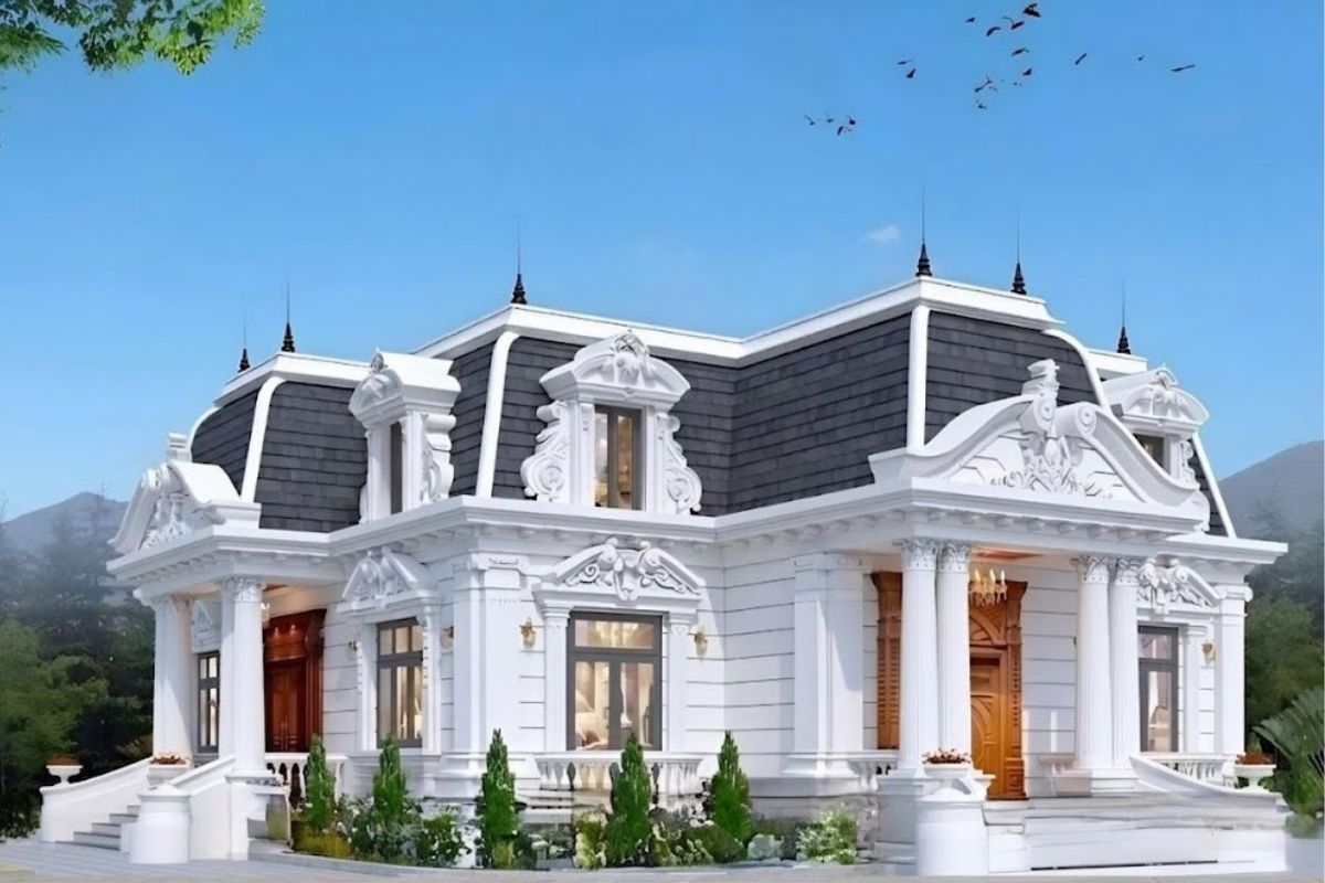 Top mẫu biệt thự cổ điển châu Âu đẹp đẳng cấp & bản vẽ công năng 2026 30 Biệt thự cổ điển châu Âu – chuẩn mực sống đẳng cấp dành cho gia chủ tinh hoa