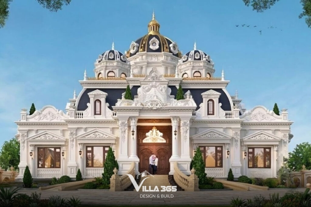 mẫu biệt thự cổ điển châu Âu