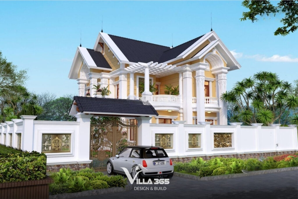 biệt thự cổ điển mái Thái