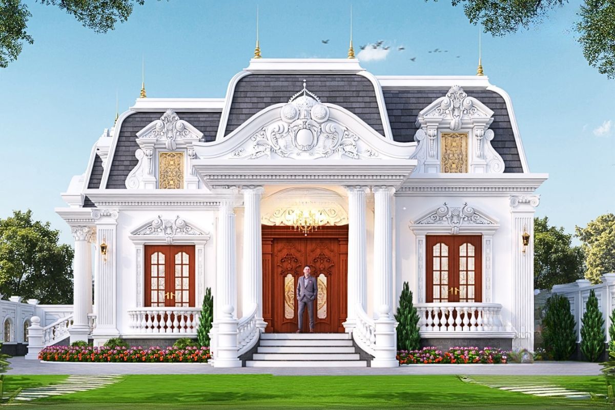 Top 10+ mẫu biệt thự cổ điển nhà vườn đẳng cấp & bản vẽ chi tiết 2026 24 Sở hữu mẫu biệt thự cổ điển nhà vườn là cách khẳng định phong cách sống đẳng cấp và bền vững theo thời gian (Ảnh: Sưu tầm)