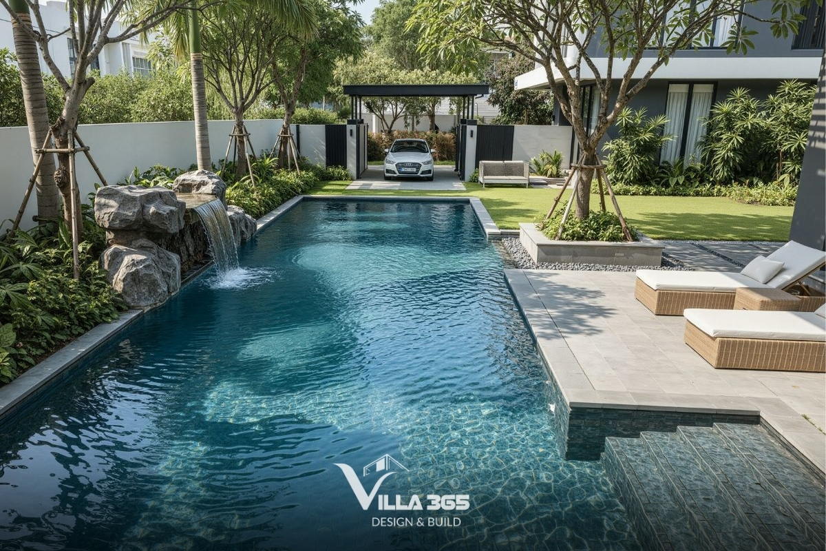 Bonded Villa - Biệt thự 3 tầng có vườn trên mái, tận dụng yếu tố tự nhiên để giảm năng lượng vận hành 6 Giải pháp lát sân xen kẽ cỏ giúp hạn chế tích nhiệt và tăng khả năng thoát nước tự nhiên