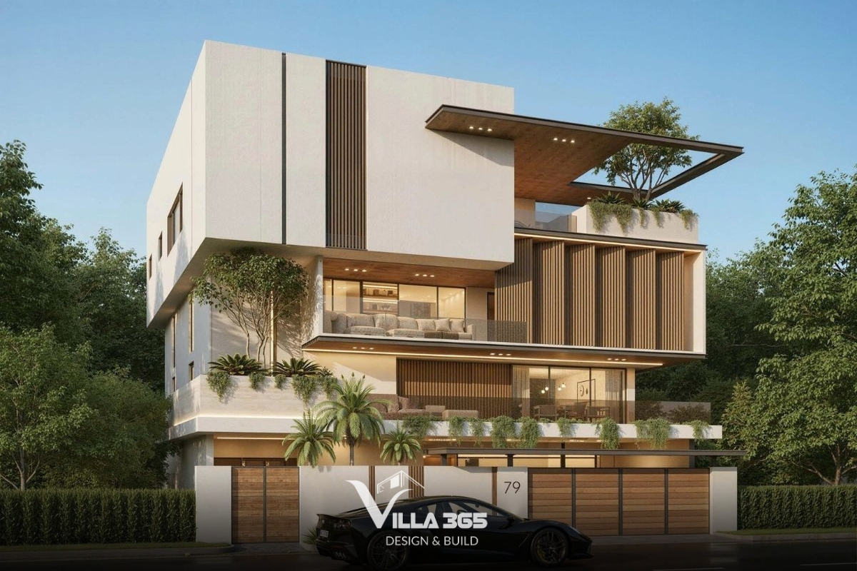 Nest Villa - Biệt thự “đóng ngoài – mở trong” dành cho gia chủ hướng nội 2 Lớp vỏ kiến trúc kín đáo đóng vai trò như bộ lọc nhiệt và âm thanh giữa đô thị ven biển