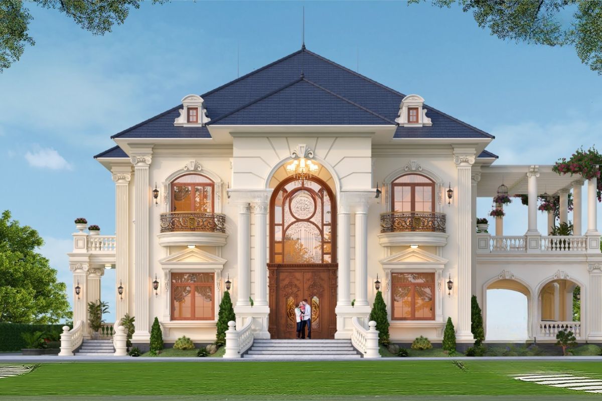 Biệt thự sân vườn đẹp là nơi lý tưởng cho hoạt động gia đình ngoài trời (Ảnh: Sưu tầm)