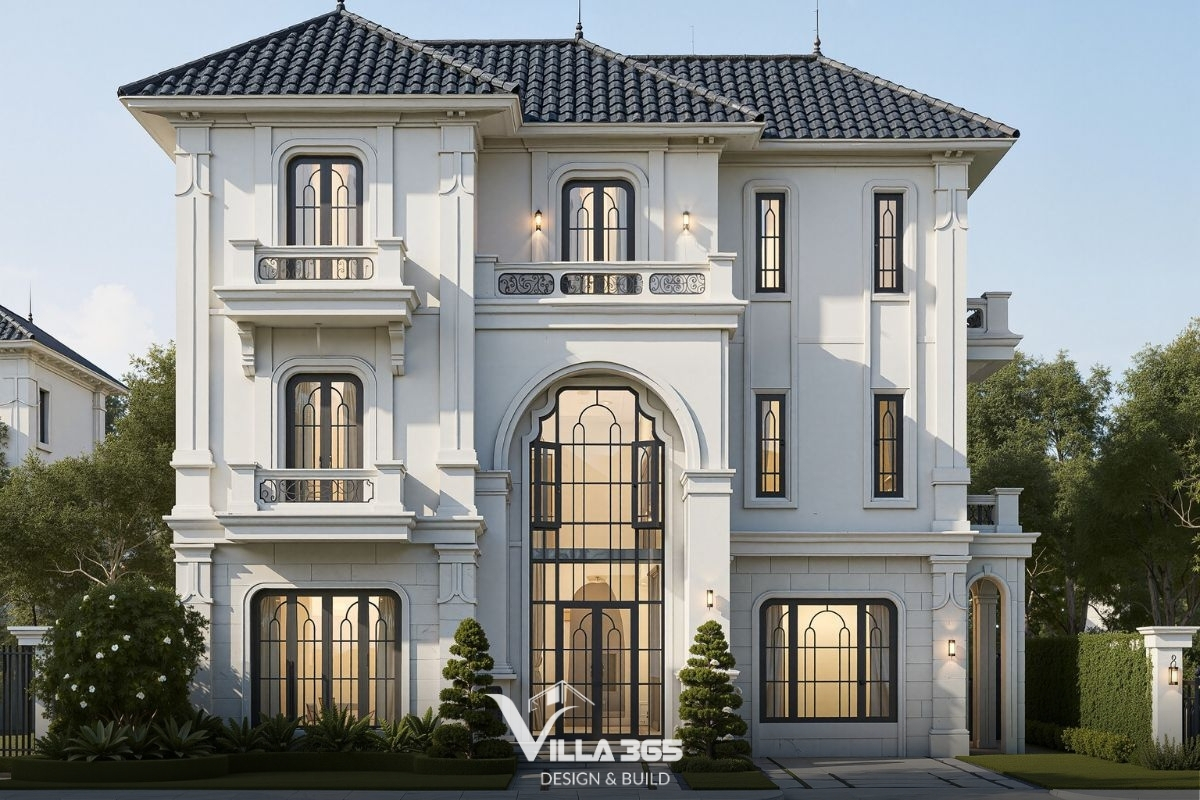 Tân cổ điển mang lại vẻ sang trọng nhưng đòi hỏi đầu tư cao trong quy trình xây biệt thự