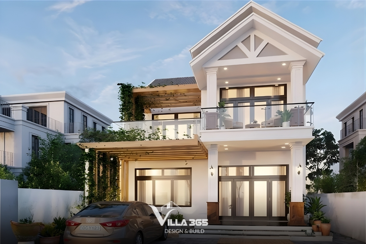 Thanh thoát, bền bỉ và thích nghi hoàn hảo với khí hậu Việt Nam - mẫu biệt thự tân cổ điển 2 tầng mái Thái là lựa chọn vừa đẹp vừa thực dụng 