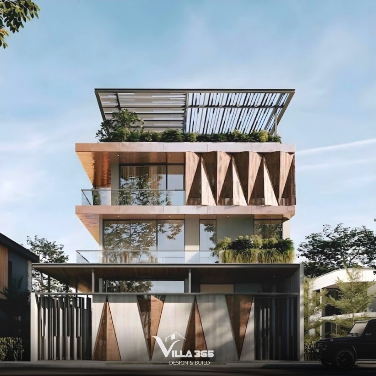 Biệt thự 4 tầng hiện đại cần dự toán chi phí rõ ràng để kiểm soát đầu tư hiệu quả
