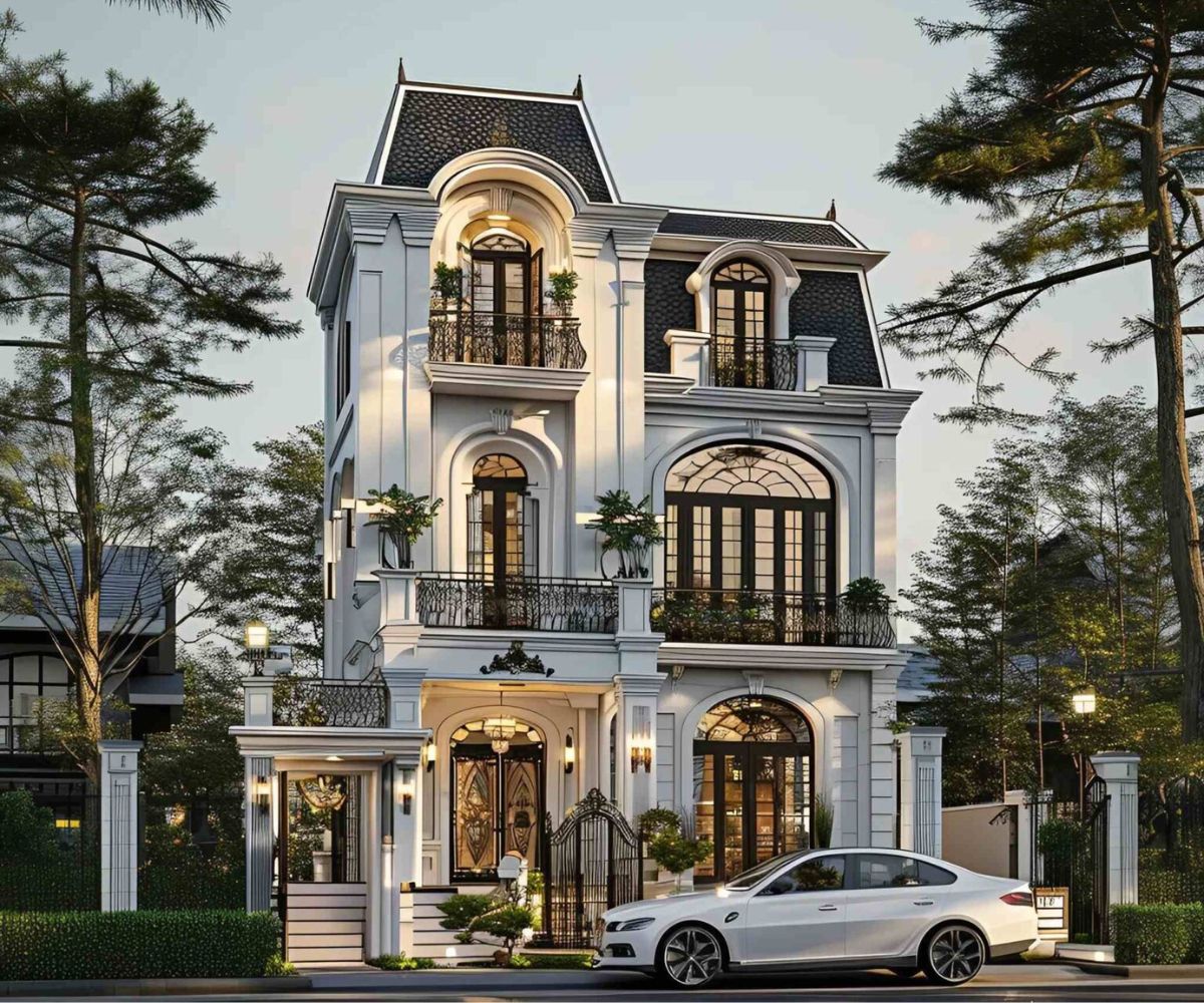 30+ Mẫu biệt thự Indochine đẹp nhất 2026 (kèm mặt bằng & chi phí thực tế) 34 Thiết kế biệt thự Indochine có mức giá linh hoạt theo yêu cầu (Ảnh: Sưu tầm)