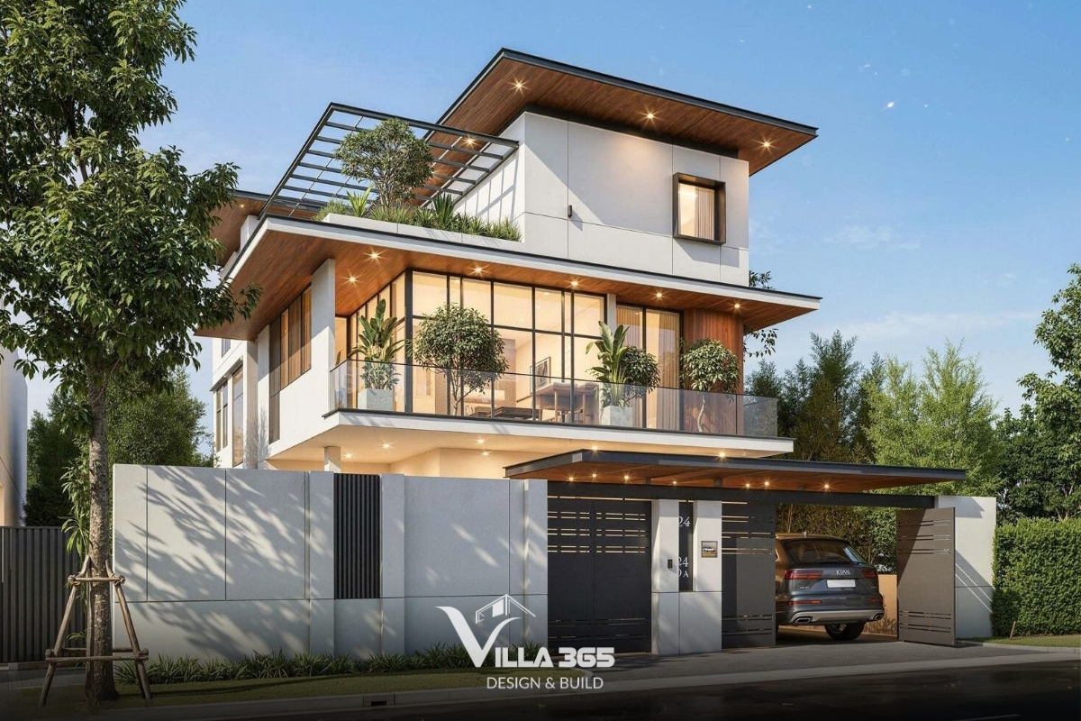 The Traces Villa - Không gian tái hiện miền ký ức bằng bê tông, gỗ và ánh sáng 3 Vật liệu thô mộc như bê tông, gỗ và đá trở thành phương tiện truyền tải cảm xúc không gian một cách chân thực