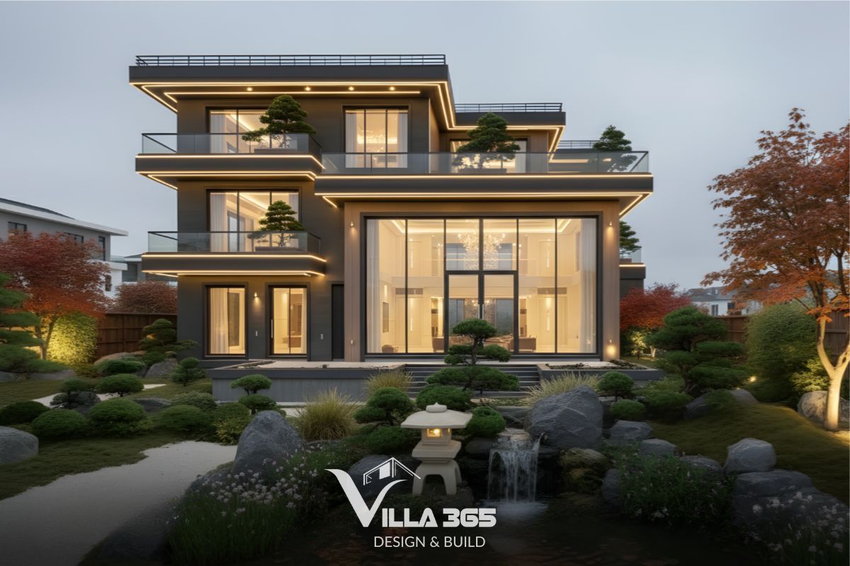 Biệt thự nhà vườn hiện đại rút ngắn khoảng cách giữa khối kiến trúc và thiên nhiên