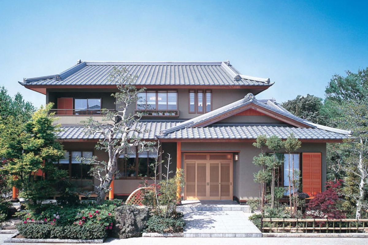 Biệt thự Japandi 2 tầng mang đến sự kết hợp hài hòa giữa tối giản Nhật và tiện nghi hiện đại (Ảnh: Sưu tầm)