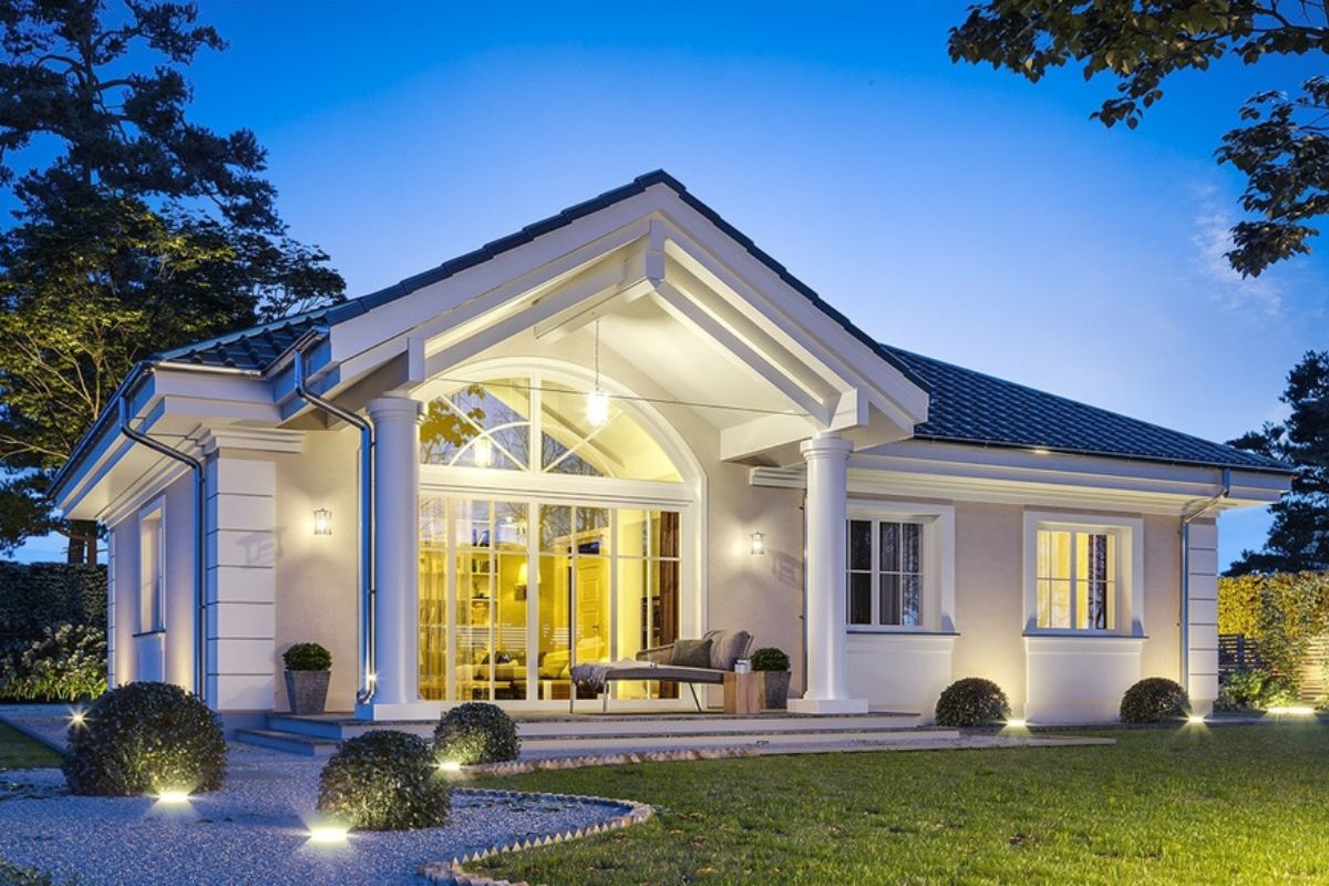 Biệt thự 200m2 tân cổ điển có diện mạo sang trọng, thanh lịch (Ảnh: Sưu tầm)