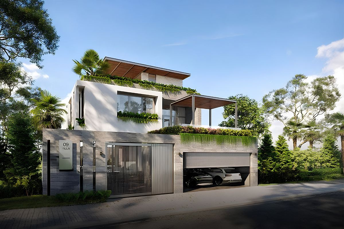 Biệt thự 200m2 2 tầng 10x20m được thiết kế công năng hợp lý, đảm bảo giá trị thẩm mỹ (Ảnh: Sưu tầm)