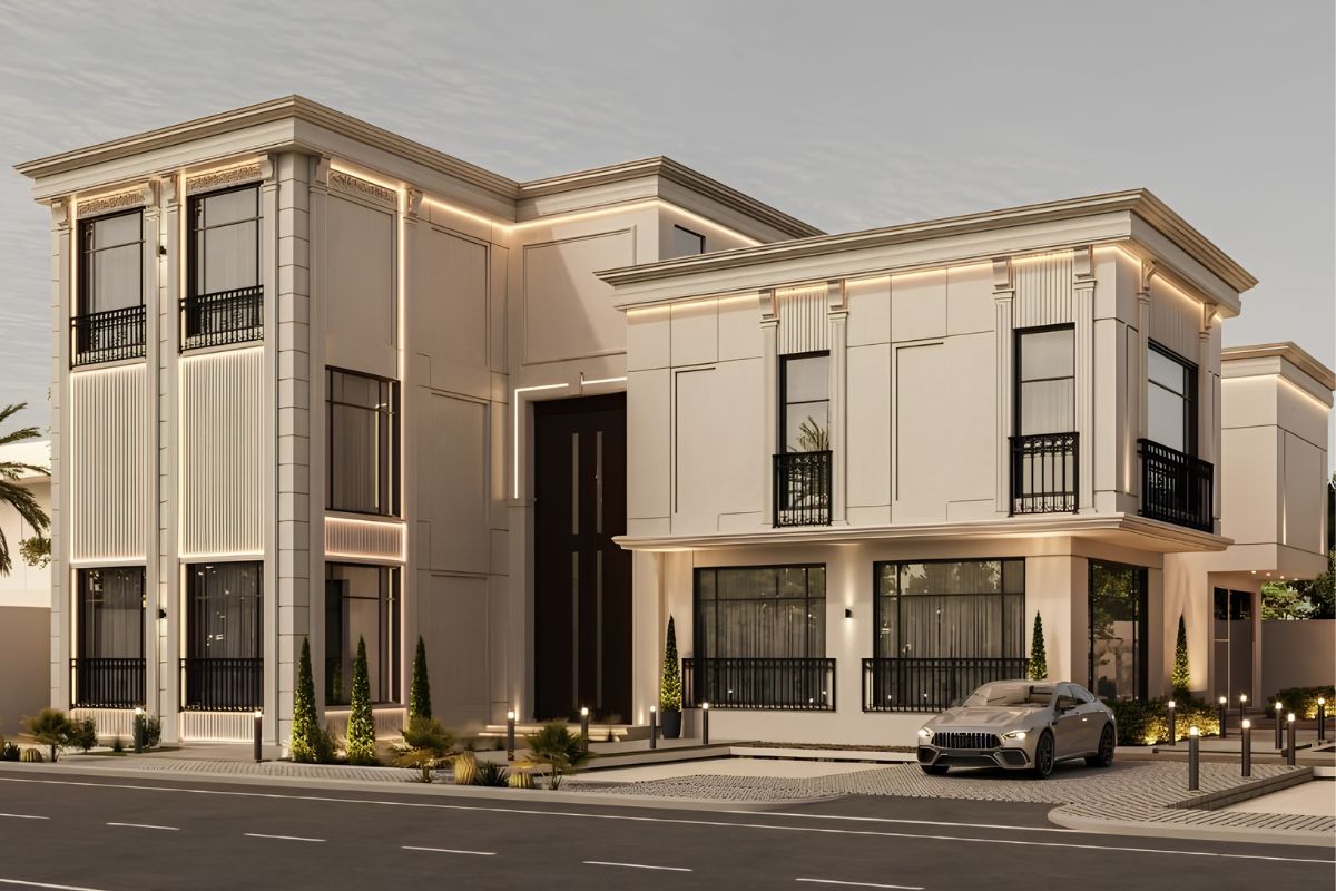 Mẫu thiết kế biệt thự 500m2 đẹp đẳng cấp & bản vẽ công năng chi tiết 3 Thiết kế nhà biệt thự 500m2 cần được tính toán khoa học để cân bằng công năng và cảnh quan (Ảnh: Sưu tầm)