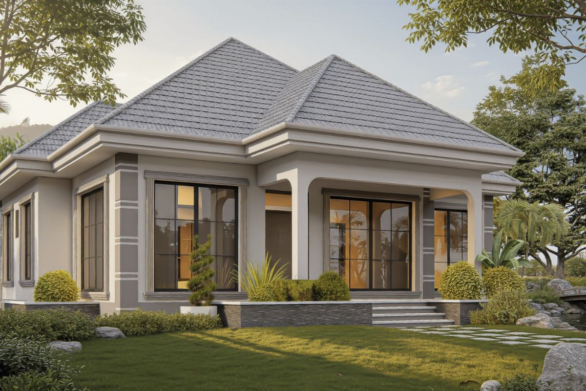 Mẫu thiết kế biệt thự 500m2 đẹp đẳng cấp & bản vẽ công năng chi tiết 10 Mẫu biệt thự sân vườn 500m2 chuẩn resort mang đến trải nghiệm nghỉ dưỡng ngay tại nhà (Ảnh: Sưu tầm)
