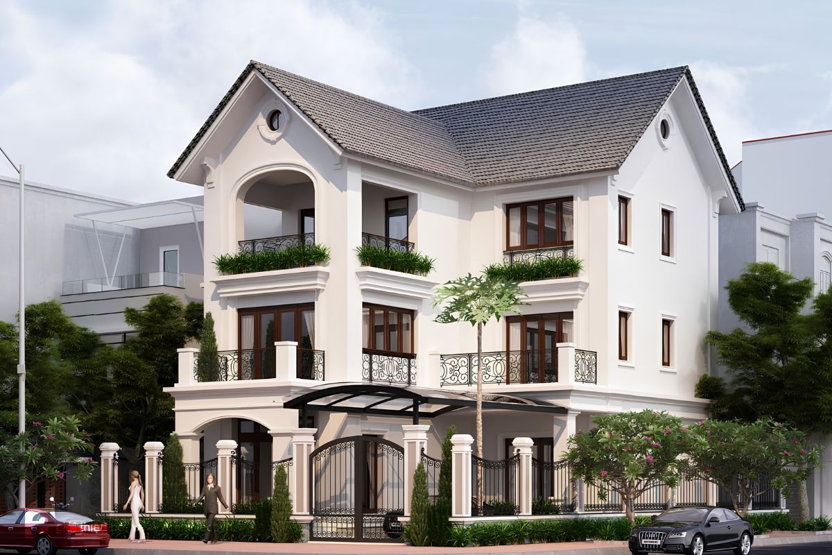 Biệt thự tận dụng hiệu quả ánh sáng và gió tự nhiên cho không gian sống (Ảnh: Sưu tầm)
