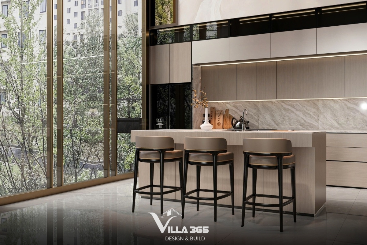 D’s Villa - Thiết kế nội thất với cảm hứng từ nếp nhà xưa 8 Ánh sáng tự nhiên được khai thác tối đa, góp phần định hình bầu không khí ấm áp và gần gũi