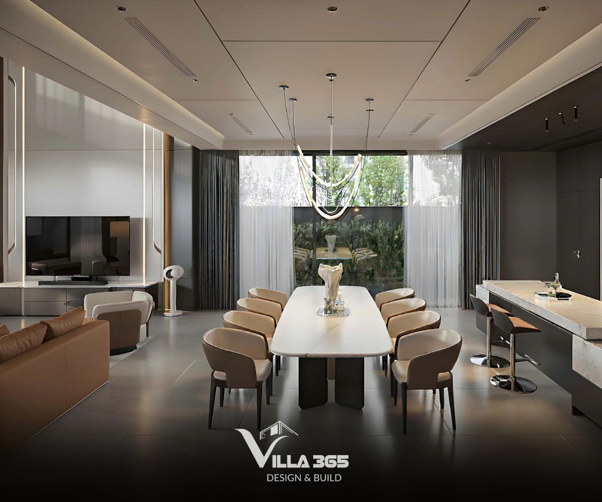 Thiết kế nội thất An’s Villa – Nếp nhà an yên cho tuổi già nhẹ nhõm 4 Các chi tiết bo cong mềm mại được ứng dụng nhằm hạn chế va chạm và tăng tính an toàn trong quá trình sử dụng
