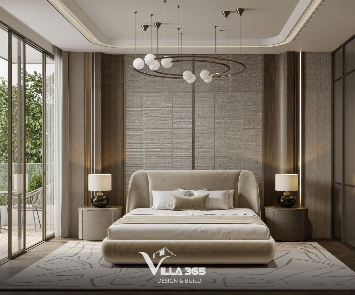 Thiết kế nội thất An’s Villa – Nếp nhà an yên cho tuổi già nhẹ nhõm 7 Thiết kế phòng ngủ được nghiên cứu kỹ lưỡng nhằm hỗ trợ cải thiện chất lượng nghỉ ngơi cho gia chủ