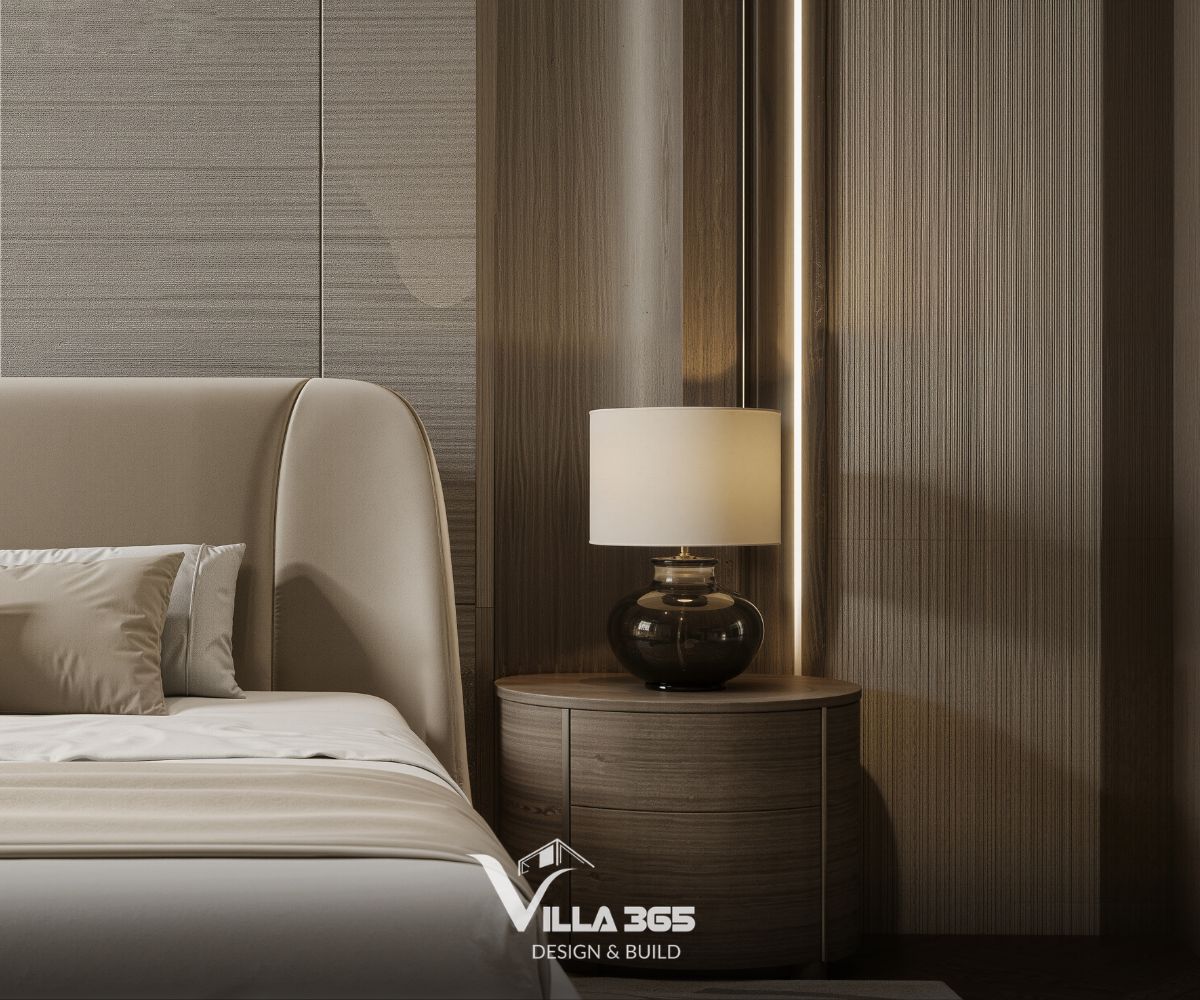 Thiết kế nội thất An’s Villa – Nếp nhà an yên cho tuổi già nhẹ nhõm 8 Giải pháp chiếu sáng sử dụng dải nhiệt màu ấm 1800–2500K kết hợp dimmer giúp cơ thể dễ dàng chuyển sang trạng thái thư giãn
