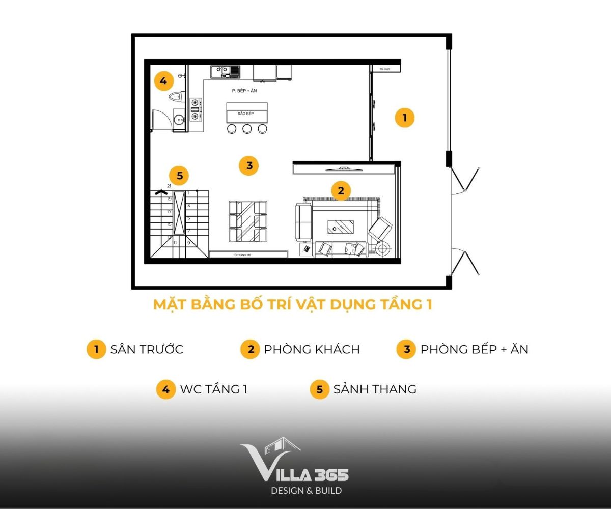 Thiết kế nội thất Nix Villa: Không gian sống lấy cảm hứng từ Reiki 15 Các bản vẽ thiết kế của Nix Villa 1