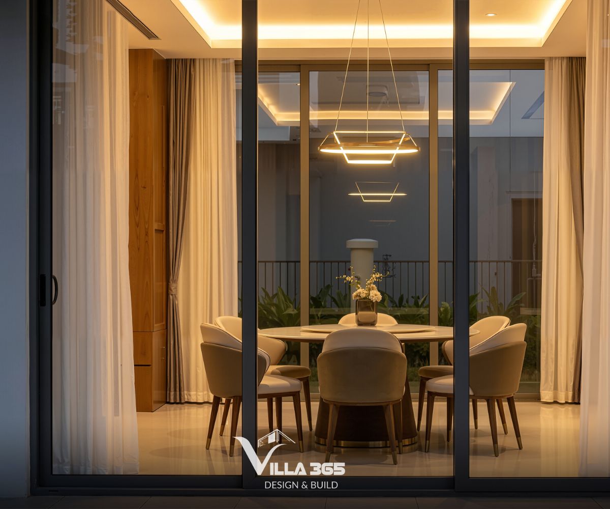 Oasis Villa - Nơi khởi sinh nhịp sống mới cho gia đình trẻ 11 Hệ kính lớn giúp mở rộng tầm nhìn, đồng thời xóa nhòa ranh giới trong – ngoài