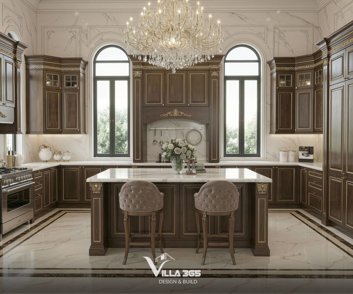 Thiết kế bếp theo nguyên tắc phong thủy giúp cân bằng năng lượng, hỗ trợ tài vận cho gia chủ mệnh Thổ