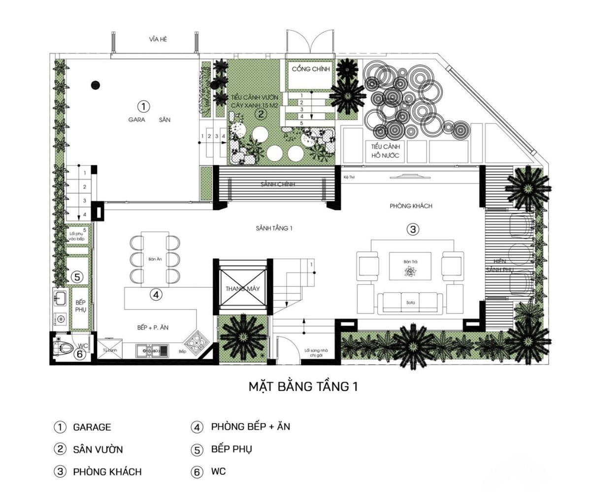 Mẫu thiết kế biệt thự 400m2 đẳng cấp, bản vẽ công năng & báo giá 2026 27 Thiết kế công năng biệt thự 400m2 hợp lý giúp gia đình tối ưu sinh hoạt, nghỉ ngơi và kết nối lâu dài (Ảnh: Sưu tầm)