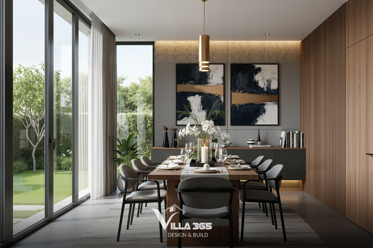Nội thất biệt thự hiện đại cao cấp chinh phục gia chủ bằng thiết kế tinh giản nhưng đầy tiện nghi 