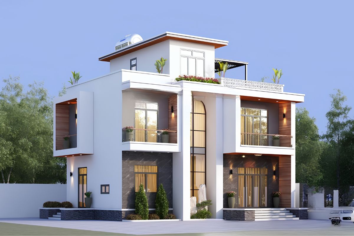 Mẫu biệt thự 2 tầng 1 tum đẹp 2026: Xu hướng thiết kế & báo giá trọn gói 46 Biệt thự 2 tầng 1 tum đẹp không chỉ đáp ứng nhu cầu ở hiện tại mà còn tạo nền tảng cho cuộc sống tiện nghi và bền vững (Ảnh: Sưu tầm)