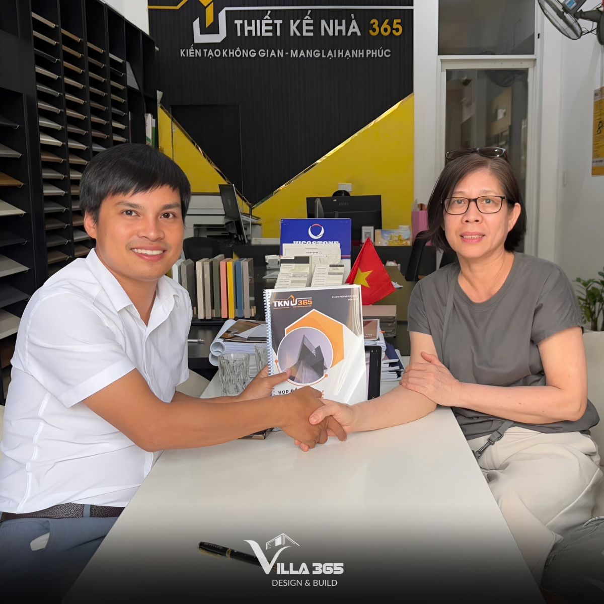Đơn vị thiết kế thi công uy tín là yếu tố quyết định chất lượng biệt thự 2 tầng 6 phòng ngủ