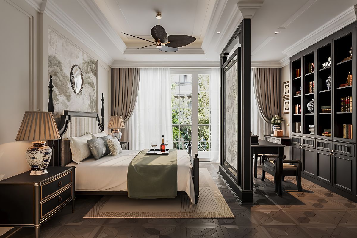 Những chi tiết Đông Dương được lồng ghép tinh tế nhằm tăng chiều sâu thẩm mỹ  (Ảnh: Sưu tầm)