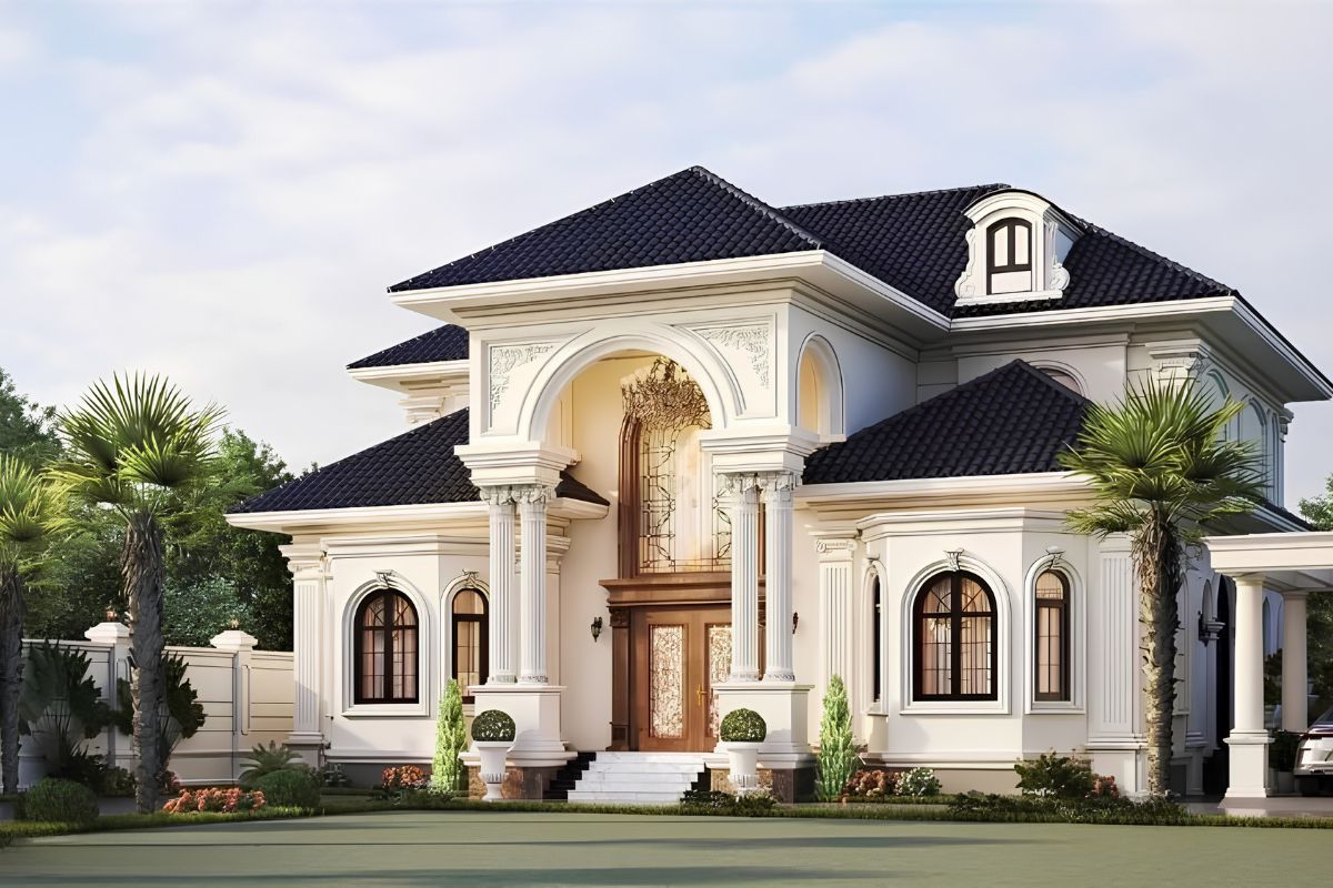 Biệt thự sân vườn mặt tiền 10m mang đến không gian sống gần gũi thiên nhiên và giàu cảm xúc mỗi ngày (Ảnh: Sưu tầm)