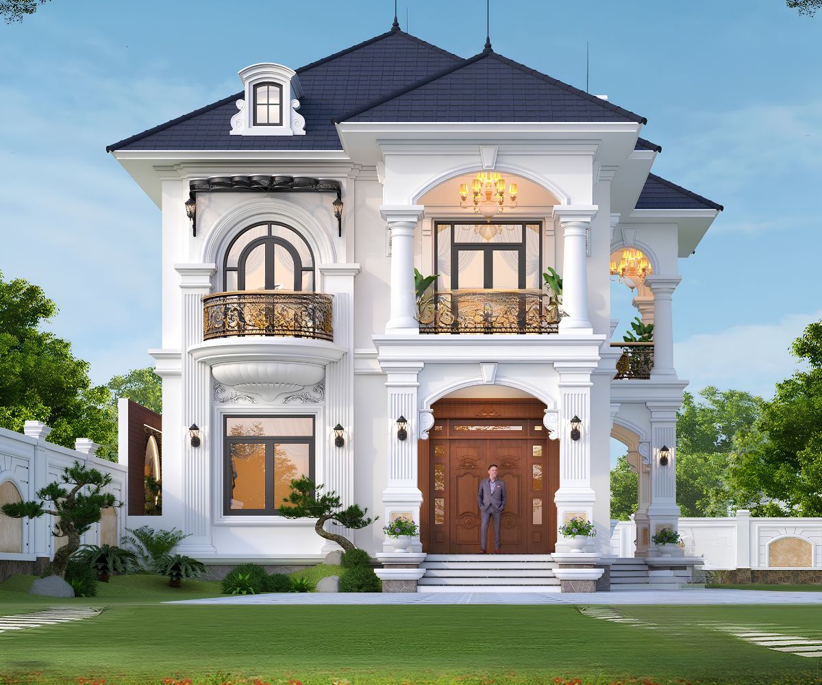 Đây là mô hình biệt thự được nhiều gia đình lựa chọn trong xu hướng sống xanh hiện nay (Ảnh: Sưu tầm)
