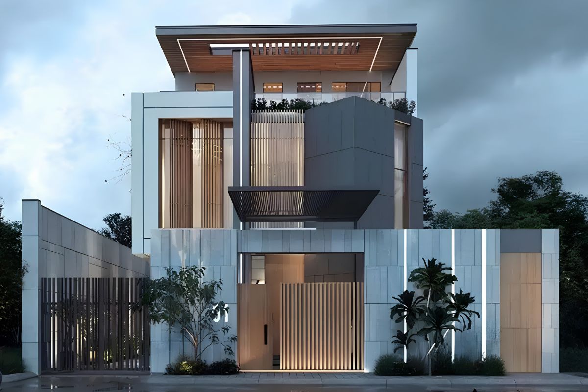 Thiết kế này phù hợp với những khu đất có chiều sâu và nhu cầu sử dụng lâu dài (Ảnh: Sưu tầm)