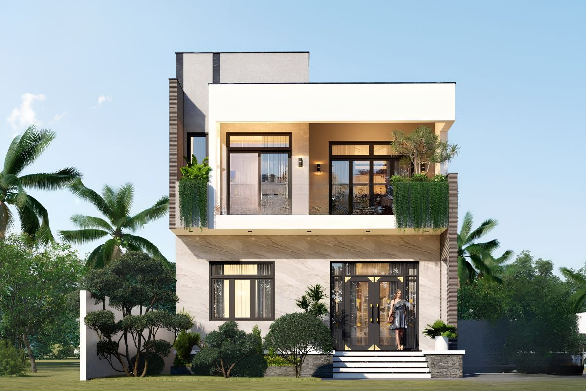 Kiểu mái này phù hợp với các gia chủ yêu thích sự tối giản và đề cao tính thực tế trong thiết kế (Ảnh: Sưu tầm)